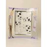 Hand-Painted Large Portrait Glass Photo Frame